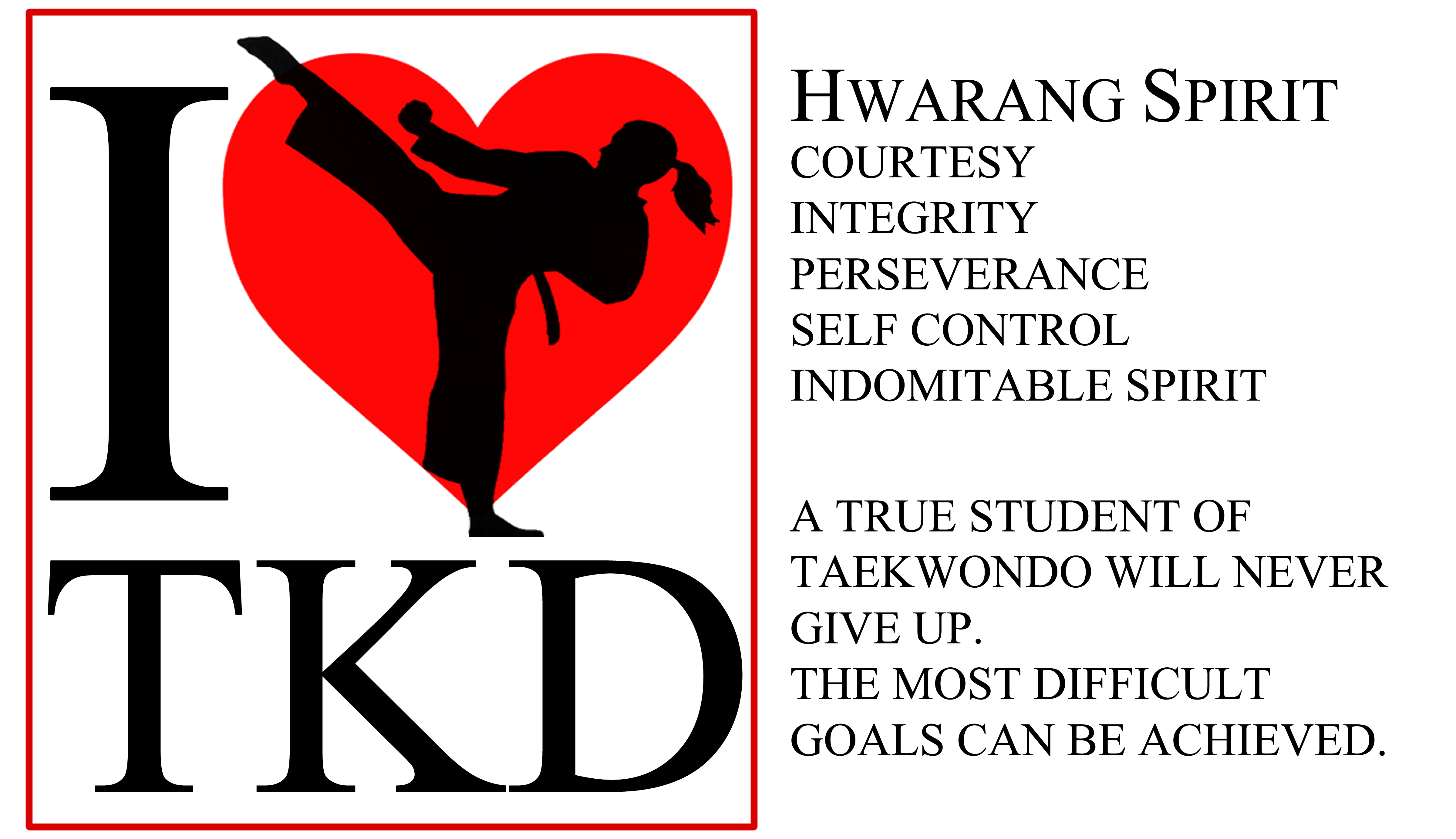 I Love TKD – I really LOVE Taekwondo